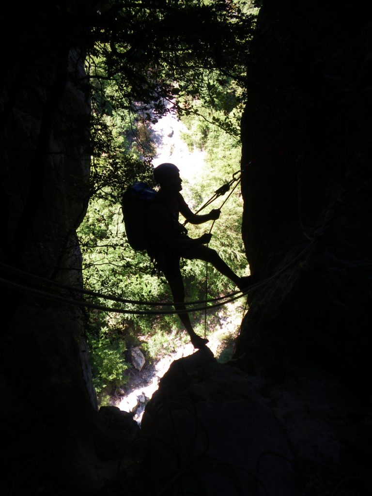 Canyon Ferne personne escalade